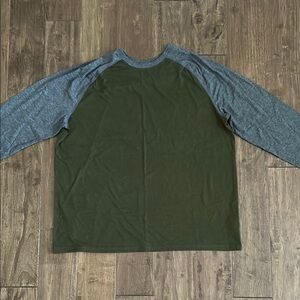 George Green and Gray Long Sleeve Tee